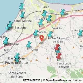 Mappa Via Granatari, 98040 Merì ME, Italia (3.089)