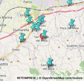 Mappa Piazza Duomo, 98044 San Filippo del Mela ME, Italia (2.21615)