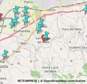 Mappa Piazza Duomo, 98044 San Filippo del Mela ME, Italia (3.04545)