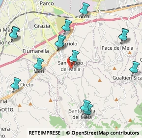 Mappa Piazza Duomo, 98044 San Filippo del Mela ME, Italia (2.76786)