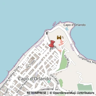 Mappa Via Letizia, 3, 98071 Capo d'Orlando, Messina (Sicilia)