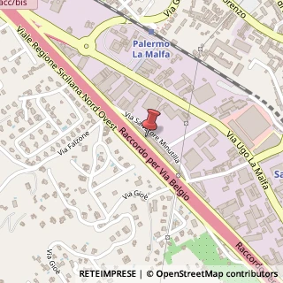 Mappa Via San Giovanni Battista de la Salle, 4A, 90146 Palermo, Palermo (Sicilia)
