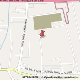 Mappa Via Madonna delle Grazie, 41, 90044 Capaci, Palermo (Sicilia)