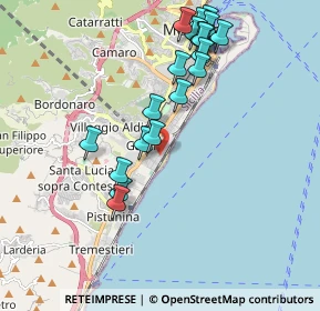 Mappa Via Acireale - ZIR, 98124 Messina ME, Italia (2.2175)