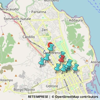 Mappa 90146 Palermo PA, Italia (2.07273)