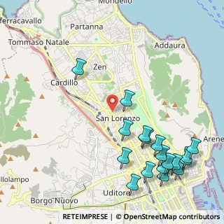 Mappa 90146 Palermo PA, Italia (2.98833)