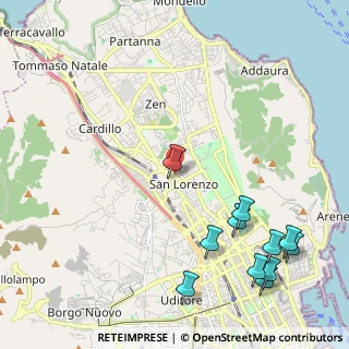 Mappa 90146 Palermo PA, Italia (3.14182)