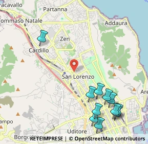 Mappa 90146 Palermo PA, Italia (3.02727)