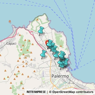 Mappa 90146 Palermo PA, Italia (3.14929)