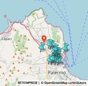 Mappa 90146 Palermo PA, Italia (3.55857)