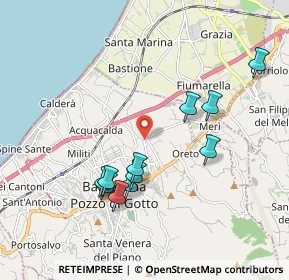 Mappa Via Pozzo Perla, 98051 Barcellona pozzo di Gotto ME, Italia (2.07727)
