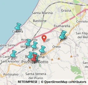 Mappa Via Pozzo Perla, 98051 Barcellona pozzo di Gotto ME, Italia (2.16727)