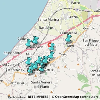 Mappa Via Pozzo Perla, 98051 Barcellona pozzo di Gotto ME, Italia (2.038)