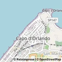 Kaart Capo d'Orlando