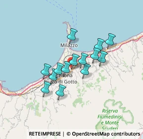 Mappa 98040 Merì ME, Italia (5.70357)