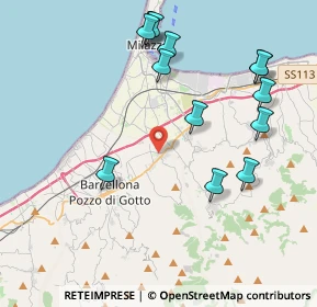 Mappa 98040 Merì ME, Italia (5.00615)