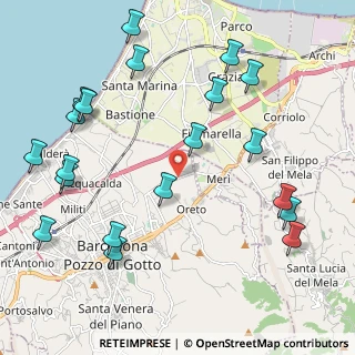 Mappa Via Enna, 98051 Barcellona pozzo di Gotto ME, Italia (2.8935)