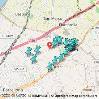 Mappa Via Enna, 98051 Barcellona pozzo di Gotto ME, Italia (0.8555)