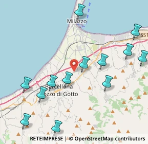 Mappa Via Enna, 98051 Barcellona pozzo di Gotto ME, Italia (5.46077)