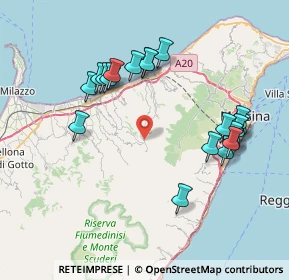 Mappa Località S. Cono, 98043 Rometta ME, Italia (8.8465)