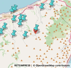 Mappa Località S. Cono, 98043 Rometta ME, Italia (5.71692)