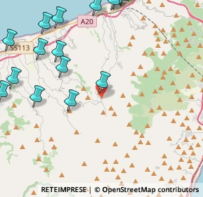 Mappa Località S. Cono, 98043 Rometta ME, Italia (6.48375)