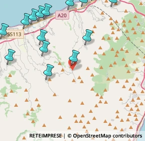 Mappa Località S. Cono, 98043 Rometta ME, Italia (6.43813)