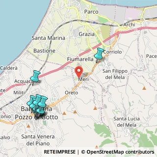 Mappa Via Dott. Borghese, 98040 Merì ME, Italia (3.28154)
