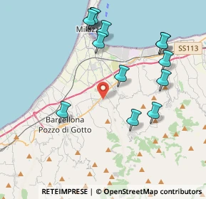 Mappa Via Prof. D'Amico, 98040 Merì ME, Italia (4.82692)