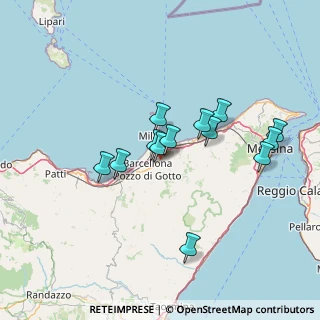 Mappa Via Prof. D'Amico, 98040 Merì ME, Italia (13.67385)