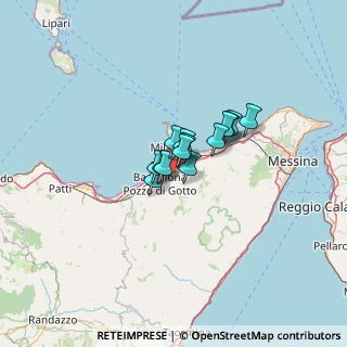 Mappa Via Prof. D'Amico, 98040 Merì ME, Italia (6.975)