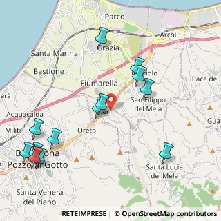 Mappa Via Prof. D'Amico, 98040 Merì ME, Italia (2.74615)
