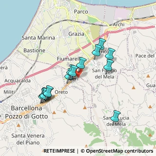 Mappa Via Prof. D'Amico, 98040 Merì ME, Italia (1.86714)