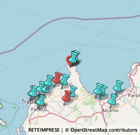 Mappa Via L. D Vinci, 91010 San Vito Lo Capo TP, Italia (17.81778)