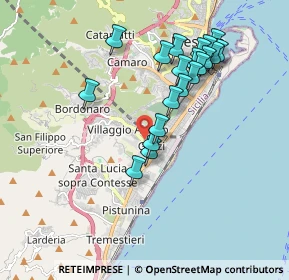 Mappa Rione Gazzi, 98147 Messina ME, Italia (1.9925)