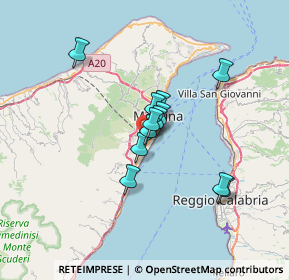 Mappa Rione Gazzi, 98147 Messina ME, Italia (5.35833)