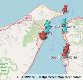 Mappa Rione Gazzi, 98147 Messina ME, Italia (7.78667)