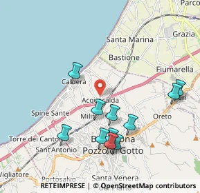 Mappa Via Contrada Acquacalda, 98051 Barcellona pozzo di Gotto ME, Italia (2.26091)