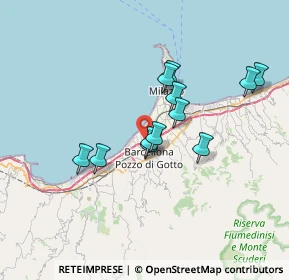 Mappa Via Contrada Acquacalda, 98051 Barcellona pozzo di Gotto ME, Italia (6.43583)