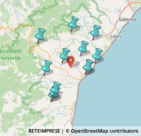 Mappa 89030 Benestare RC, Italia (6.85583)