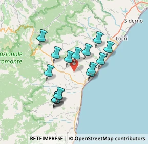 Mappa 89030 Benestare RC, Italia (6.61063)