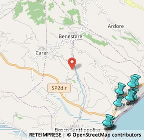 Mappa 89030 Benestare RC, Italia (3.91714)