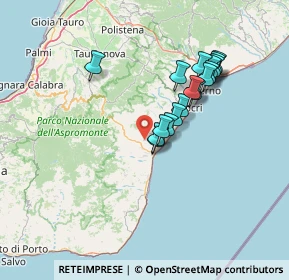 Mappa 89030 Benestare RC, Italia (13.27235)