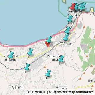 Mappa SS 113, 90044 Carini PA, Italia (3.30733)