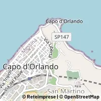 Kartta Capo d'Orlando