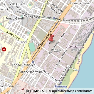 Mappa Via U. Bonino, 303, 98124 Messina, Messina (Sicilia)