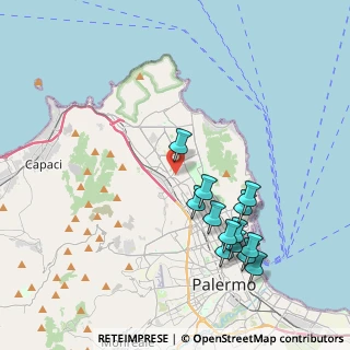 Mappa Palermo, 90146 Palermo PA, Italia (4.62462)
