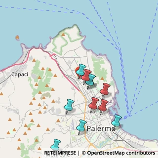 Mappa Palermo, 90146 Palermo PA, Italia (4.23364)
