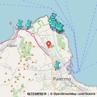 Mappa Palermo, 90146 Palermo PA, Italia (4.4975)