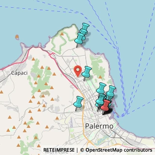 Mappa Palermo, 90146 Palermo PA, Italia (4.7825)